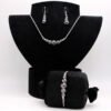 Parure : boucles d’oreilles / bracelet / collier Perles de Hématite.