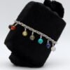 Bracelet 7 Chakras Chaîne perles pendantes et chaîne