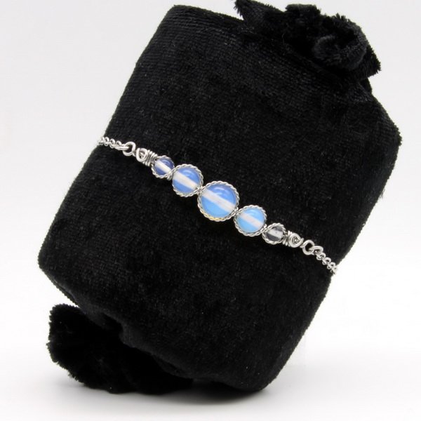 Bracelet Perles de Opaline.