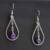 Boucles d'oreilles "Ring my Bell" Améthyste