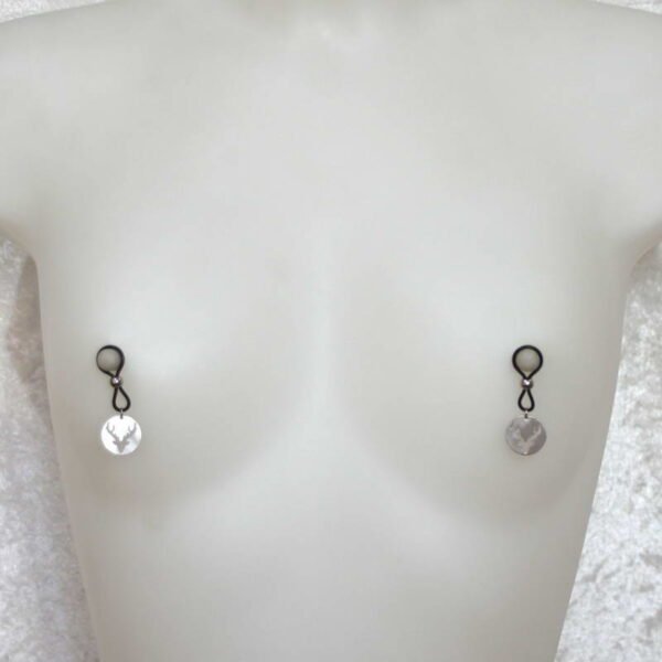 Bijoux pour seins sans piercing, pendants tête de cerf en aluminium.